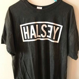 Acid washed Halsey Graphic Tee